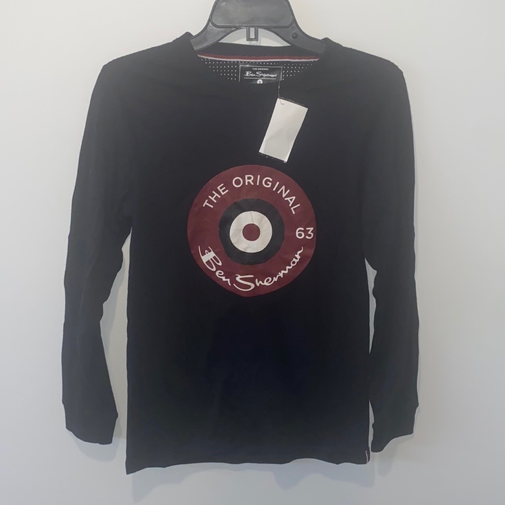 BEN SHERMAN Men’s Long Sleeve Signature Target Shirt Size Small